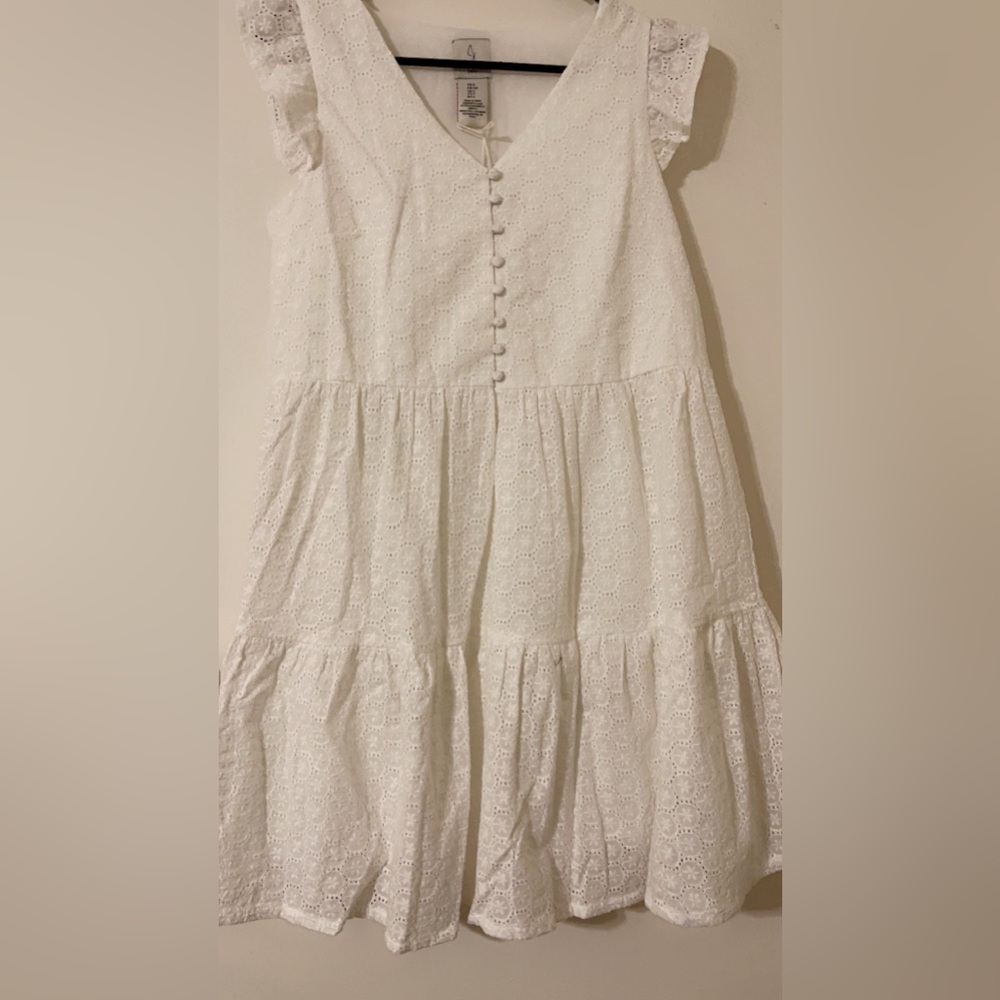 White dress size S